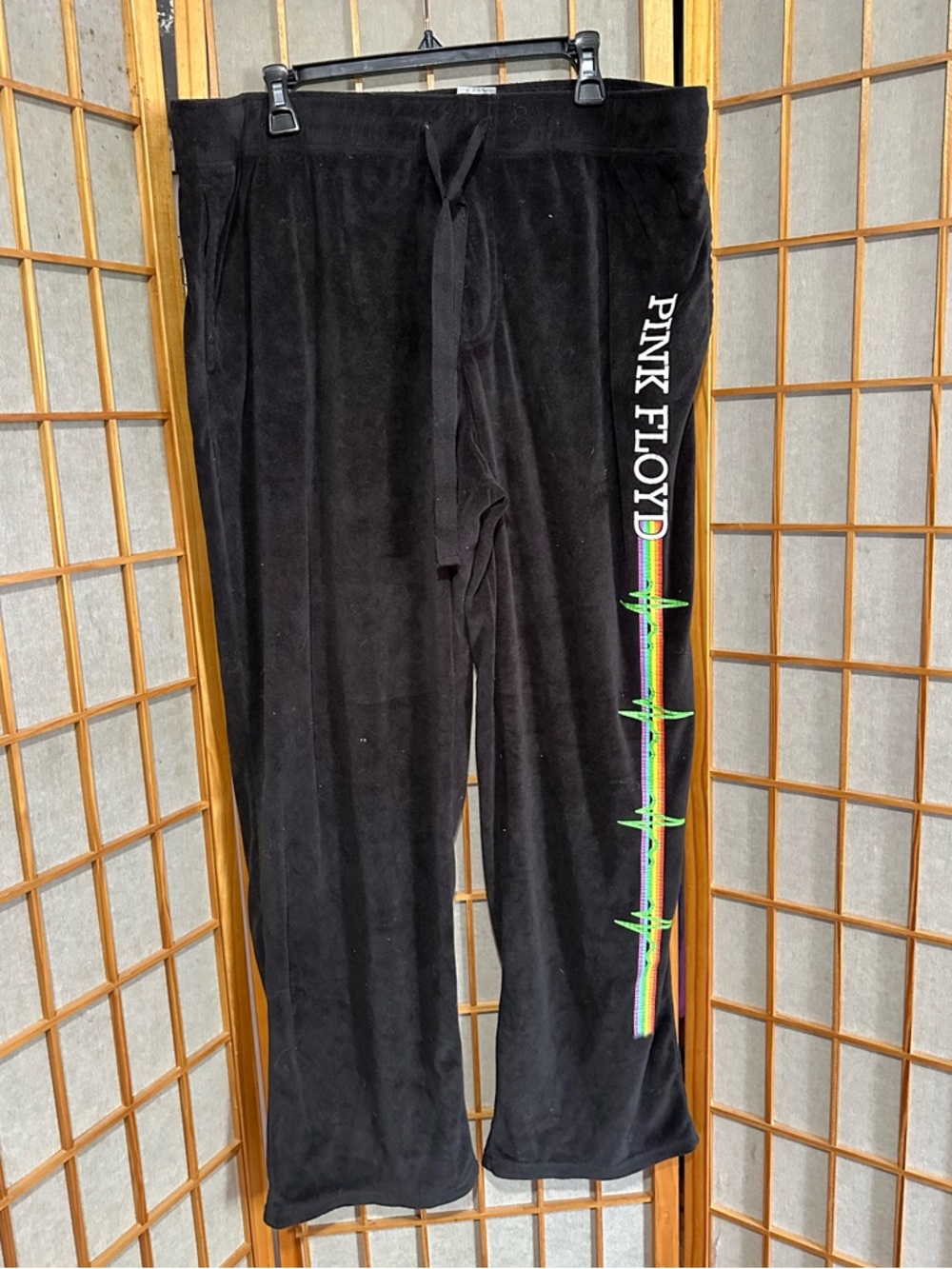 Black Pink Floyd Lounge Pants